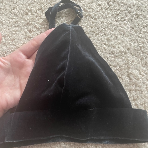 Urban Outfitter Velvet Bralette - Picture 2 of 3